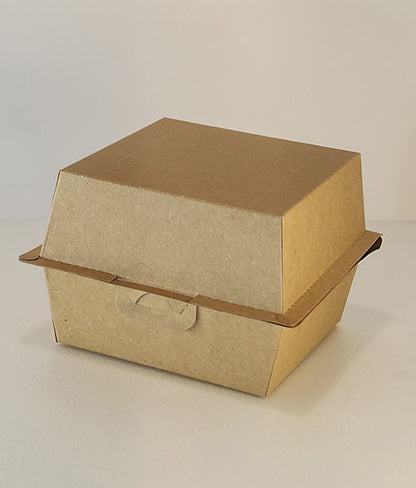 Take out paper containers (4.13"x 4.13" x H3.54) Hamburger box, 100pcs