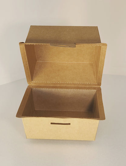 Take out paper containers (4.13"x 4.13" x H3.54) Hamburger box, 100pcs