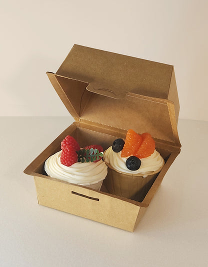 Take out paper containers (4.13"x 4.13" x H3.54) Hamburger box, 100pcs