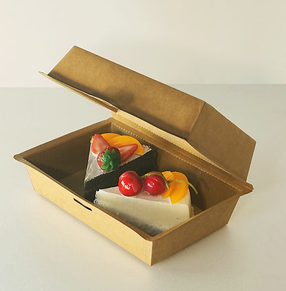 Take out paper containers (7.08"x 4.3" x H3.3), Hamburger box, 75pcs